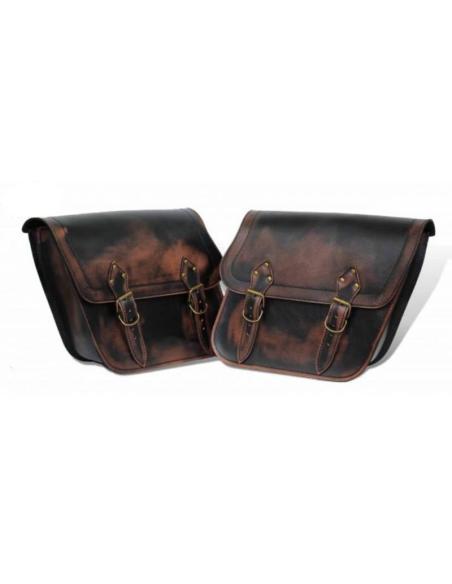 APACHE VINTAGE LEATHER SADDLEBAGS