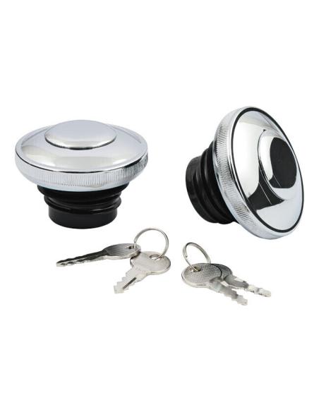 Comprar Set Tapones Con Llave Harley Post 1996 Cromados a precio de oferta