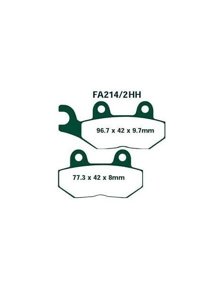 Comprar Pastillas De Freno Trasera Sinterizada Fa214/2Hh a precio de oferta