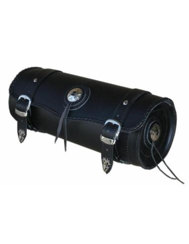 Comprar Rulo Grande De Cuero Trikes Con Trenzado Y Concho a precio de oferta