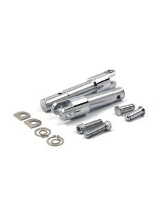 Chrome Footpeg Conversion Bracket Kit Sporster Forward Controls