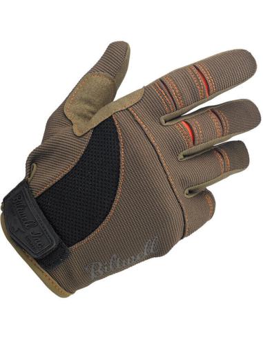 Acquista Guanto Moto Marrone/Arancione Biltwell a prezzo scontato