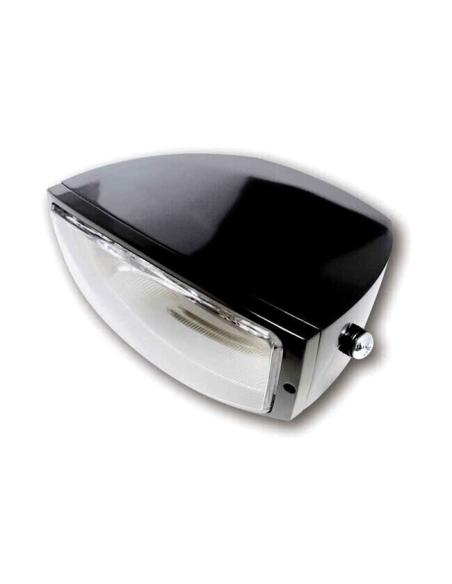 Comprar Faro Rectangular Oregon Anclaje Lateral Negro - Homologado a precio de oferta