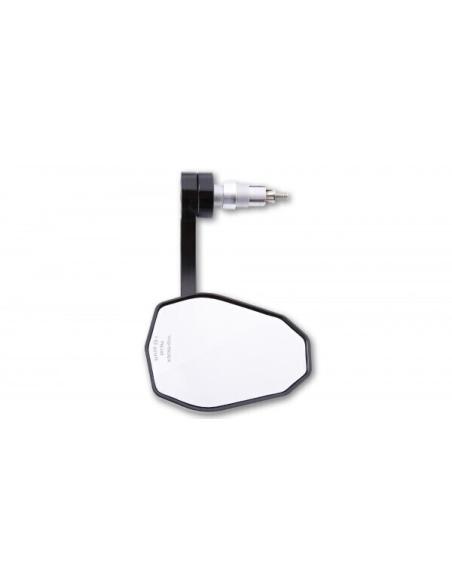 VICTORY HANDLEBAR END MIRROR BLACK / HOMOLOGATED