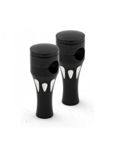BLACK ALUMINIUM RISER SET TALON 3" (10CM)
