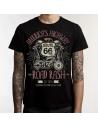 MAGLIETTA A MANICHE CORTE NERA "ROAD RASH" IGUANA CUSTOM COLLECTION