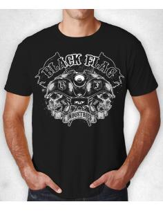 Acquista Offerta!! Maglietta Nera "Black Flag Industries" a prezzo scontato