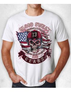 Acquista Offerta!! Maglietta Bianca "Blood Sweat & Gear" a prezzo scontato