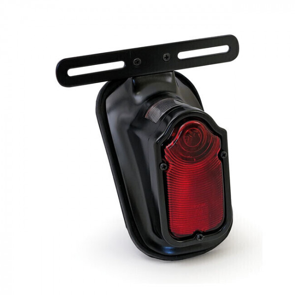 TAILLIGHT "TOMBSTONE" BLACK  WITH E-MARK