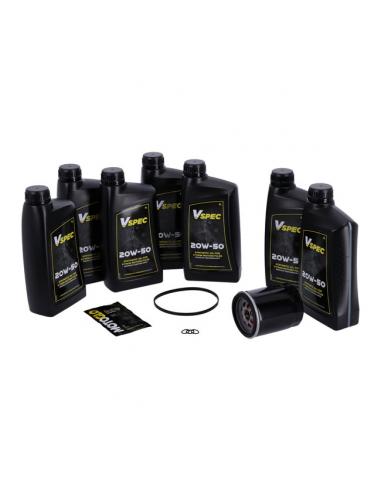 SYNTHETIC OIL AND BLACK FILTER SERVICE PACK FOR HD SOFTAIL 18-UP
