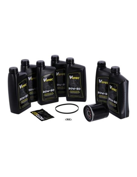 Acquista Pack Servizio Olio Sintetico e Filtro Nero Hd Softail 18-Up a prezzo scontato