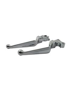LEVIERS CHROMÉS LISSES HARLEY