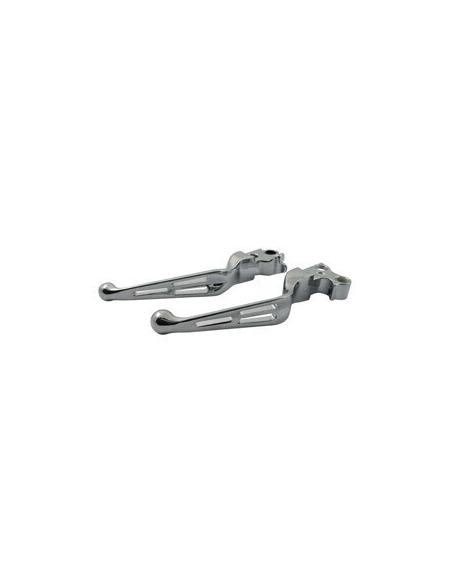 3-SLOT CHROME HARLEY LEVERS