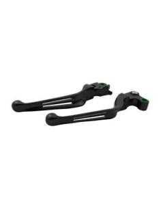 2-SLOT BLACK HARLEY LEVERS