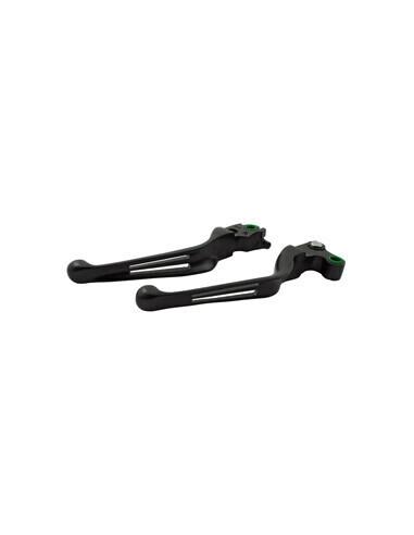 2-SLOT BLACK HARLEY LEVERS