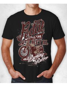 Acquista Offerta!! Maglietta Nera "Pedal To The Metal" a prezzo scontato