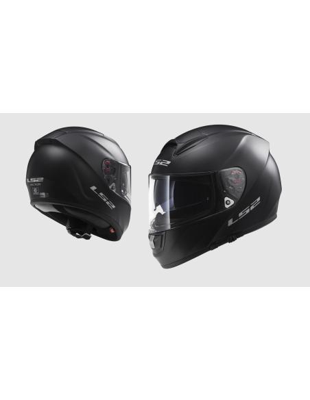 CAPACETE INTEGRAL LS2 NEGRO MATE VETORIAL FF397