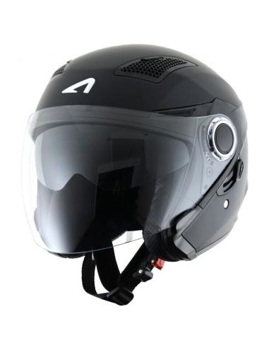 Acquista Casco Jet Fibra Doppia Visiera "Astone Fj10" Nero Opaco a prezzo scontato