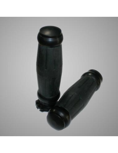 Comprar Puños Aluminio Negro Con Goma Vintage Negra a precio de oferta