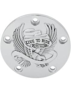 POINT COVER LIVE TO RIDE CHROME HARLEY TWIN CAM 99-16