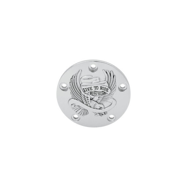 POINT COVER LIVE TO RIDE CHROME HARLEY TWIN CAM 99-16