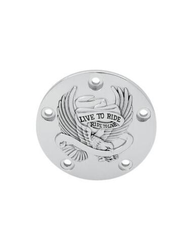 Comprar Tapa De Encendido Live To Ride Cromo Twin Cam 99-16 a precio de oferta