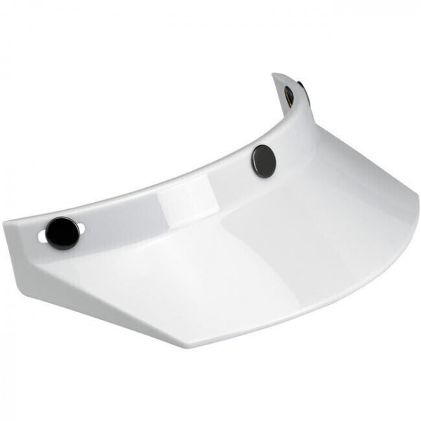 WHITE MOTORCYCLE VISOR FOR BILTWELL HELMETS AND OTHERS