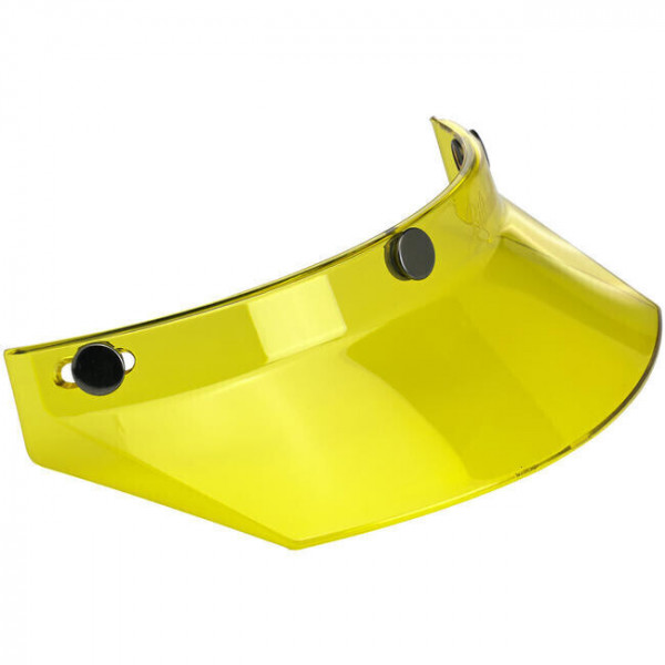 YELLOW MOTORCYCLE VISOR FOR BILTWELL HELMETS AND OTHERS