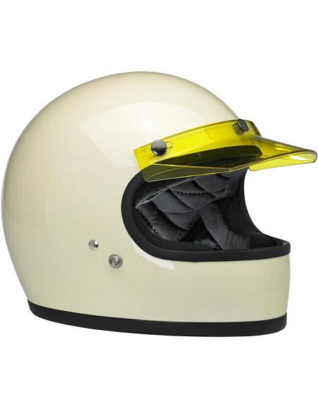 Visière Jaune De Moto Pour Les Casques Biltwell Et Autres