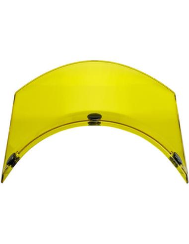 Viseira Motocicleta Amarela Para Capacetes Biltwell E Outros