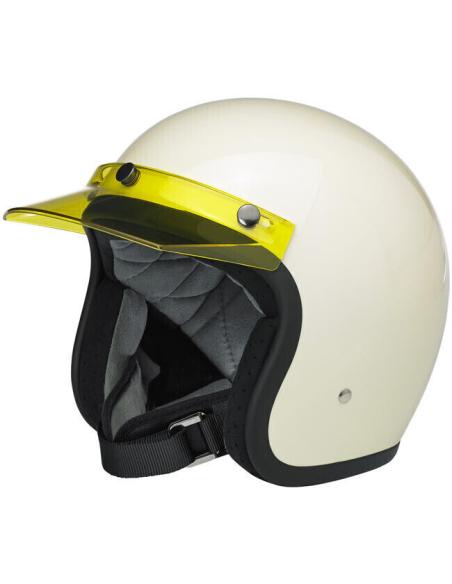 Yellow Motorcycle Visor For Biltwell Helmets And Others