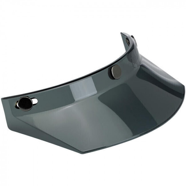 SMOKED MOTORCYCLE VISOR FOR BILTWELL HELMETS AND OTHERS