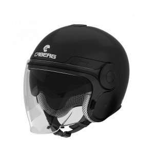 CASCO JET DOPPIA VISIERA "UPTOWN" NERO OPACO