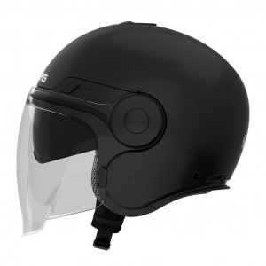 CASCO JET DOPPIA VISIERA "UPTOWN" NERO OPACO 2