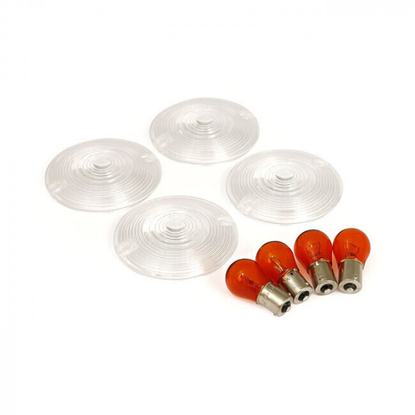 CLEAR FLAT TURN SIGNAL LENS KITS CE APROVED