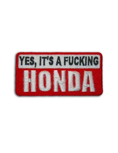 PATCH "SIM, É UMA PORRA DE HONDA" 5X10CM