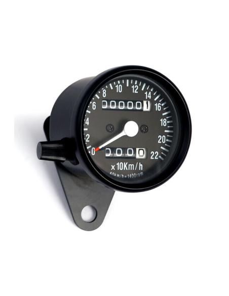 MEDIDOR PRETO DE 60MM COM PARCIAL