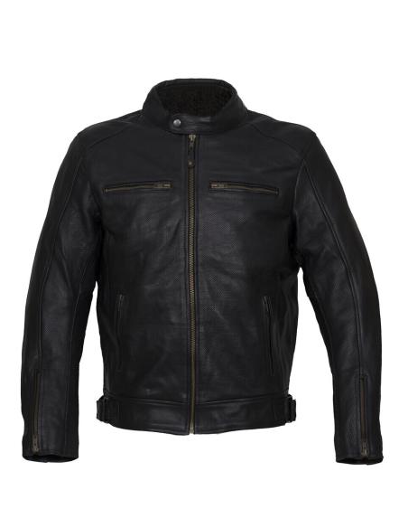 Comprar Chaqueta De Piel Perforada Hollister Race  Con Membrana Imperm a precio de oferta