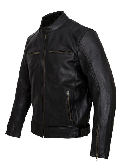 Comprar Chaqueta De Piel Perforada Hollister Race  Con Membrana Imperm a precio de oferta