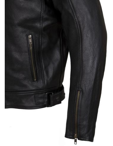 Comprar Chaqueta De Piel Perforada Hollister Race  Con Membrana Imperm a precio de oferta