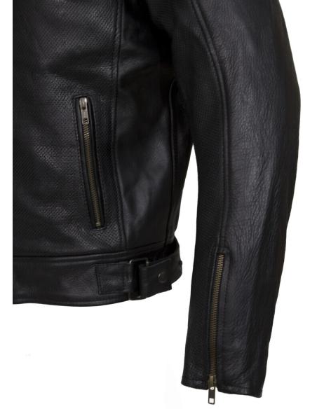 Comprar Chaqueta De Piel Perforada Hollister Race  Con Membrana Imperm a precio de oferta
