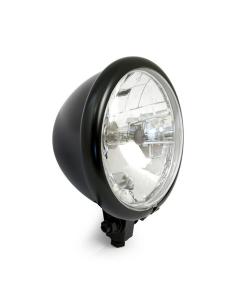FAROL CENTRAL "MORCEGO" PRETO 5-3/4" LENTE PRISMA APROVADA