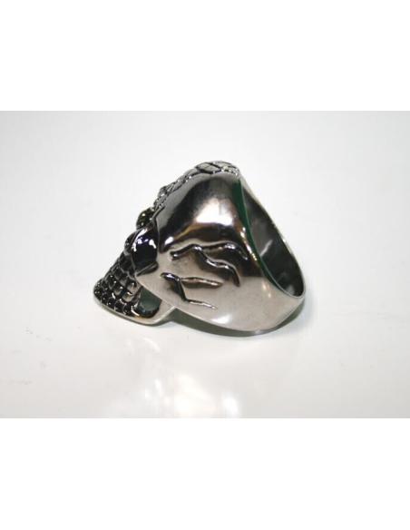 BAGUE CRÂNE RÉALISTE EN ACIER - ACIER INOXYDABLE 365 CHIRURGICAL