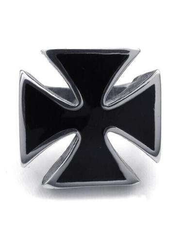 Iron Cross Ring Surgical Steel