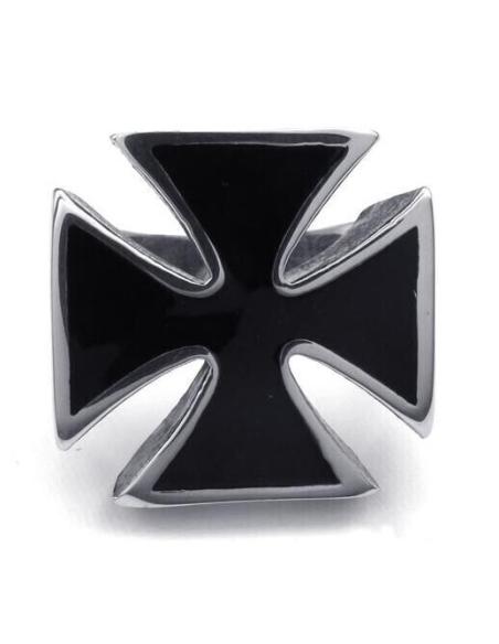 Iron Cross Ring Surgical Steel