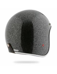 PÉROLA METALFLAKE PRETO CAPACETE INTERIOR VERMELHO 2