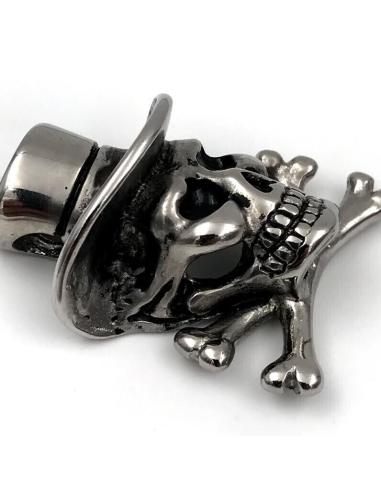 Pendentif En Acier Inoxydable Crâne De Chistera | Prix Promo