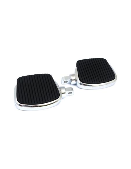 MINI PLATAFORMAS CROMADAS 4" HARLEY