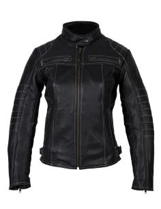 Comprar Chaqueta De Piel "Dark Lady" Femenina Con Protecciones Ce a precio de oferta