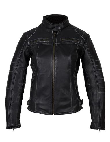 Acquista Giacca in Pelle "Dark Lady" da Donna con Protezioni CE in Offerta Speciale